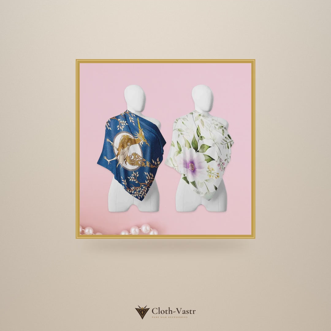 Cloth-Vastr pure silk – 360° spin video